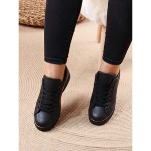 Konfores 1008 Bayan Sneakers Ayakkabı - NKT01008-siyah-39