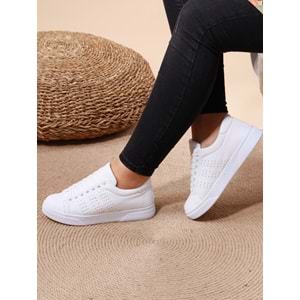 Konfores 1009 Bayan Sneakers Ayakkabı - NKT01009-BEYAZ-38