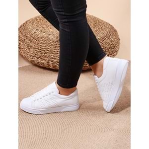 Konfores 1009 Bayan Sneakers Ayakkabı - NKT01009-BEYAZ-40