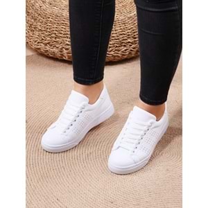 Konfores 1009 Bayan Sneakers Ayakkabı - NKT01009-BEYAZ-40