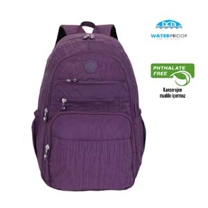 Konfores 1012 Klinkır Su Geçirmez Kumaş Sırt Çantası - NKT01012-MOR-TEK EBAT
