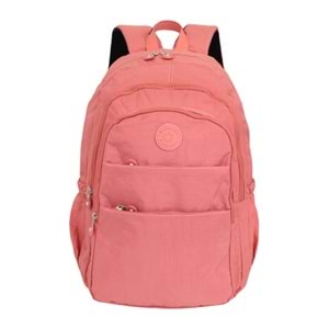 Konfores 1012 Klinkır Su Geçirmez Kumaş Sırt Çantası - NKT01012-PEMBE-TEK EBAT
