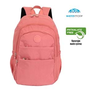 Konfores 1012 Klinkır Su Geçirmez Kumaş Sırt Çantası - NKT01012-PEMBE-TEK EBAT