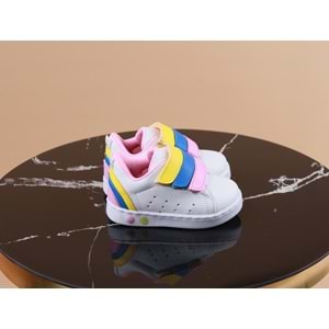 Kidessa 1035 Anatomik Kız Çocuk Spor Ayakkabı - NKT01035-beyaz pembe-24
