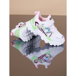 Kidessa 1063 26987 Jump Anatomik Kız Çocuk Sneakers Ayakkabı - NKT01063-BEYAZ-31