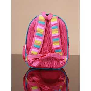 Kidessa 1064 Kız Çocuk Anatomik Sırt Anaokul Çantası - NKT01064-pembe mavi-TEK EBAT