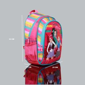 Kidessa 1064 Kız Çocuk Anatomik Sırt Anaokul Çantası - NKT01064-pembe mavi-TEK EBAT