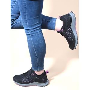 Konfores 1097 Anatomik Taban Waterproof Trekking Ayakkabı - NKT01097-siyah mor-36