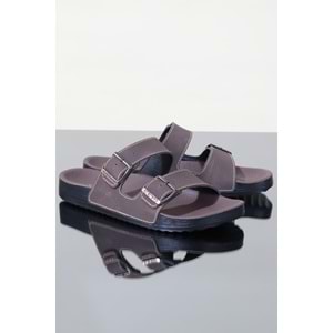 Konfores 1113-Bahama Tam Anatomik Terlik - NKT01113-kahverengi-40