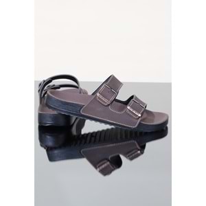 Konfores 1113-Bahama Tam Anatomik Terlik - NKT01113-kahverengi-40