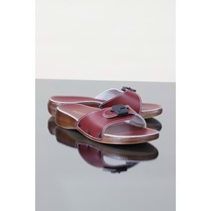 Konfores 1116-6500 Tam Anatomik Bayan Terlik - NKT01116-BORDO-40