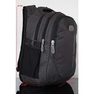 Konfores 1167 Unisex Anatomik Yarasa Sırt Çantası - NKT01167-gri-TEK EBAT