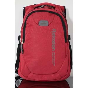 Konfores 1167 Unisex Anatomik Yarasa Sırt Çantası - NKT01167-KIRMIZI-TEK EBAT