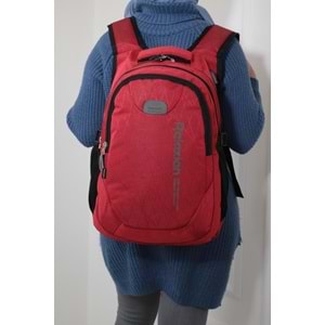 Konfores 1167 Unisex Anatomik Yarasa Sırt Çantası - NKT01167-KIRMIZI-TEK EBAT
