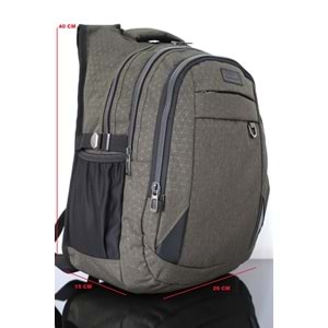 Konfores 1170 Unisex Anatomik Yarasa Sırt Çantası - NKT01170-haki-TEK EBAT