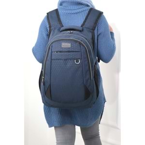 Konfores 1170 Unisex Anatomik Yarasa Sırt Çantası - NKT01170-lacivert-TEK EBAT