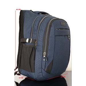 Konfores 1170 Unisex Anatomik Yarasa Sırt Çantası - NKT01170-lacivert-TEK EBAT