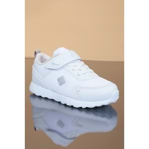 Kidessa 1222 Anatomik Taban Unisex Çocuk Spor Ayakkabı - NKT01222-BEYAZ-26