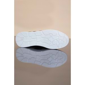 Konfores 1226 Hakiki Deri Anatomik Günlük Ayakkabı - NKT01226-VIZON-43