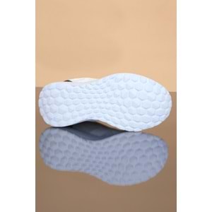 Kidessa 1251 Anatomik Taban Bağcıklı Unisex Çocuk Spor Ayakkabı - NKT01251-BEYAZ-31