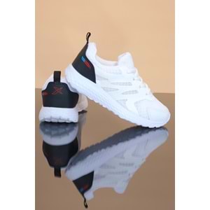 Kidessa 1251 Anatomik Taban Bağcıklı Unisex Çocuk Spor Ayakkabı - NKT01251-BEYAZ-31