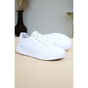 Konfores 1263 Anatomik Taban Unisex Sneakers Ayakkabı - NKT01263-BEYAZ-36