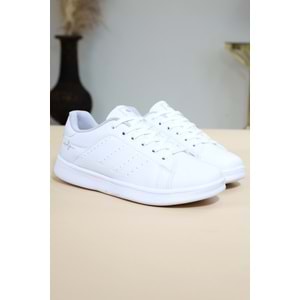 Konfores 1263 Anatomik Taban Unisex Sneakers Ayakkabı - NKT01263-BEYAZ-36