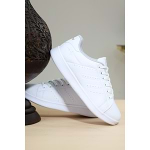 Konfores 1263 Anatomik Taban Unisex Sneakers Ayakkabı - NKT01263-BEYAZ-36