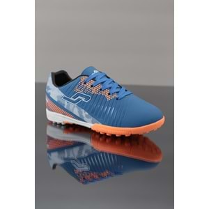 Kidessa 1282-27889 Bağcıklı Çocuk Halı Saha Futbol Ayakkabısı - NKT01282-sax mavi-31
