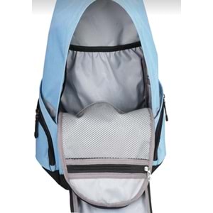 Konfores 1303 Unisex Ortaokul ve Lise Sırt Çantası - NKT01303-siyah-TEK EBAT