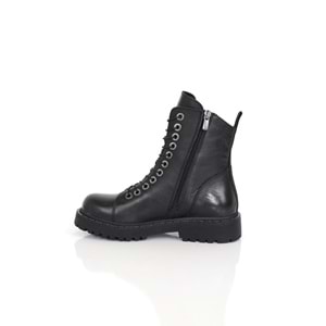 Konfores 1323 Hakiki Deri Bayan Postal Spor Bot - NKT01323-siyah-40