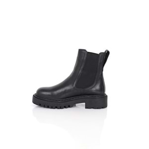 Konfores 1324 Hakiki Deri Bayan Chelsea Postal Bot - NKT01324-siyah-40