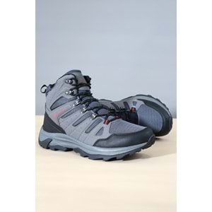 Konfores 1438 Anatomik Taban Waterproof Trekking Spor Bot - NKT01438-gri-45