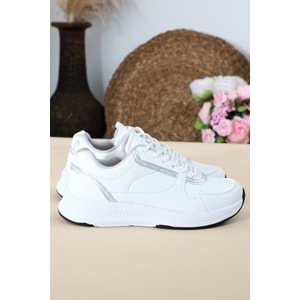 Konfores 1454-27782 Anatomik Taban Sneakers Ayakkabı - NKT01454-BEYAZ-39