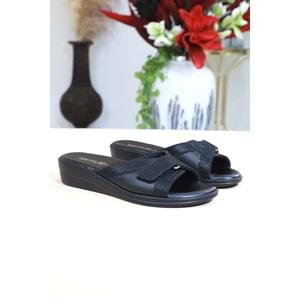 Konfores 1488-9863-7 Tam Anatomik Bayan Terlik - NKT01488-siyah-37
