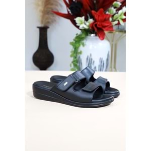 Konfores 1489-9863-1 Tam Anatomik Bayan Terlik - NKT01489-siyah-36