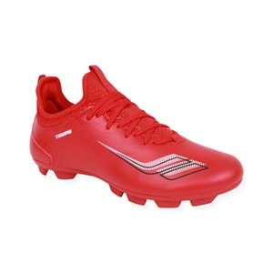 Konfores 1496-Tempo Anatomik Taban Çim Saha Futbol Ayakkabısı - NKT01496-KIRMIZI-41