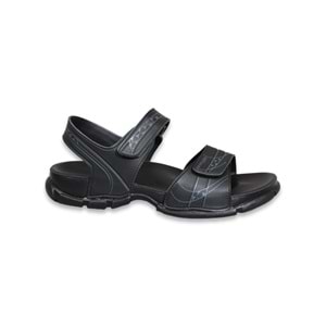 Konfores 1535-Rıva Tam Anatomik Erkek Sandalet - NKT01535-siyah-40