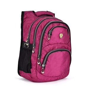 Konfores 1550-2226 Unisex Anatomik Yarasa Sırt Okul Çantası - NKT01550-mürdüm-TEK EBAT