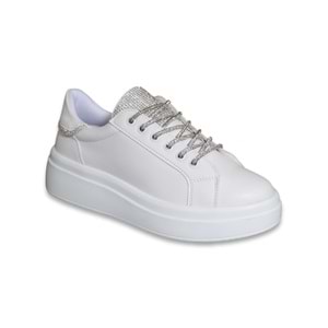 Konfores 1566-561179 Anatomik Tabanlı Sneakers Ayakkabı - NKT01566-BEYAZ-37