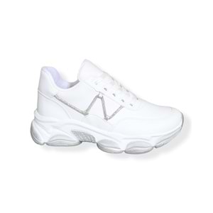 Konfores 1571-333063 Anatomik Tabanlı Sneakers Ayakkabı - NKT01571-BEYAZ-36