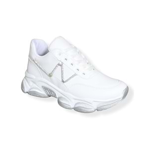 Konfores 1571-333063 Anatomik Tabanlı Sneakers Ayakkabı - NKT01571-BEYAZ-36