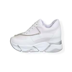Konfores 1573-333055 Anatomik Tabanlı Sneakers Ayakkabı - NKT01573-BEYAZ-37