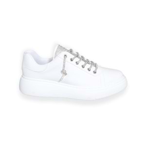 Konfores 1584-635378 Anatomik Tabanlı Sneakers Ayakkabı - NKT01584-BEYAZ-37