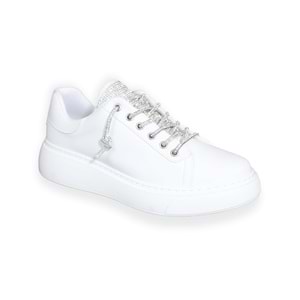 Konfores 1584-635378 Anatomik Tabanlı Sneakers Ayakkabı - NKT01584-BEYAZ-37