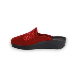 Konfores 1593-9932-26 Tam Anatomik Ev İçi Bayan Terlik - NKT01593-BORDO-39
