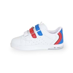 Kidessa 1628 Anatomik Tabanlı Işıklı Çocuk Unisex Günlük Spor Ayakkabı - NKT01628-beyaz mavi-26