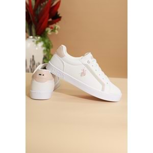 Fleya 1670 Anatomik Tabanlı Bayan Sneakers Ayakkabı - NKT01670-beyaz pembe-40