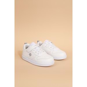 Kidessa 1677 Anatomik Tabanlı Unisex Çocuk Sneakers Ayakkabı - NKT01677-BEYAZ-22