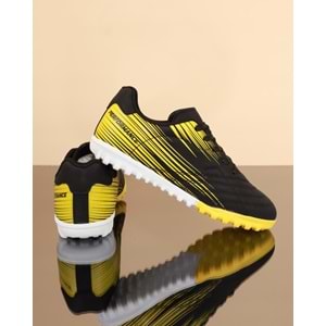 Kidessa 1687-Anatomik Kaydırmaz Tabanlı Halı Saha Futbol Ayakkabısı - NKT01687-siyah-36